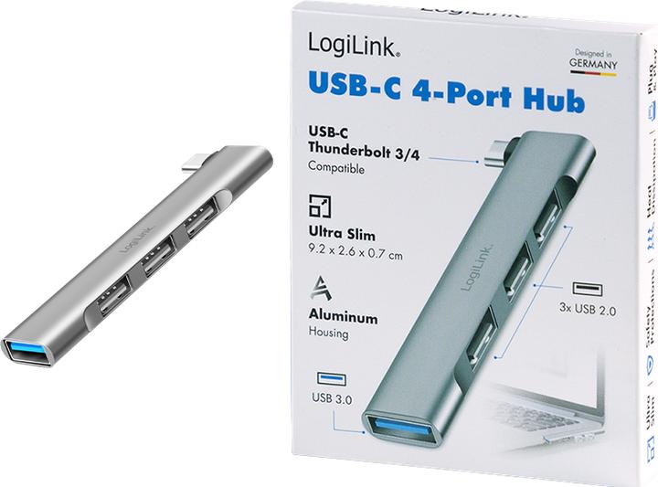 Produktbild LogiLink UA0437 (USB-C, 4 Ports)