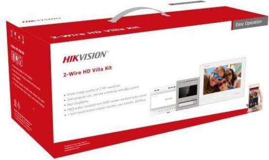 Actual product image Hikvision DS-KIS704EY-ACW2/Aluminium 2-Draht HD KIT