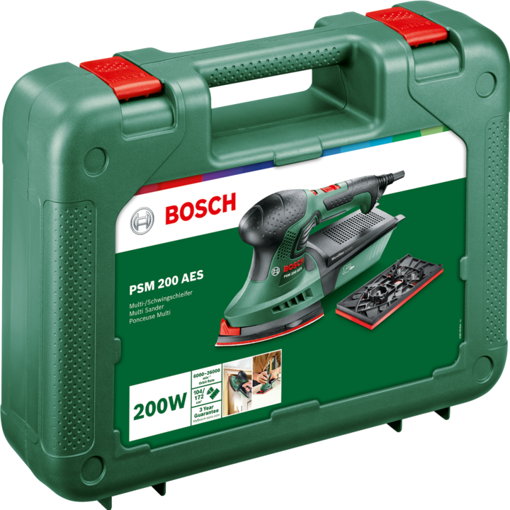 Productafbeelding Bosch Home & Garden Psm 200 Aes (Vlakschuurmachine, Multischuurmachine, 200 W)