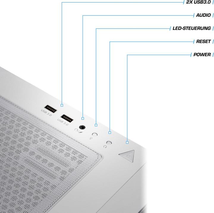 Produktbild Kiebel Fortress 12 (Intel Core i9-12900KF, 64 GB, 2000 GB, GeForce RTX 4070 Super)