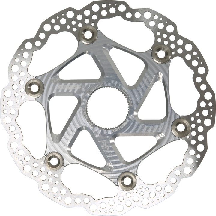 Actual product image Hope Floating Disc Brake Disc - Centre Lock - silver (180 mm)