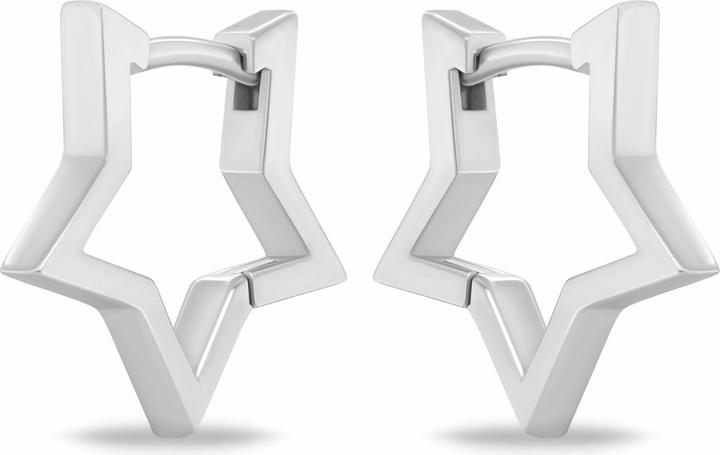 Immagine prodotto Brilio Silver - Original silver star-shaped earrings EA1173W (Argento)