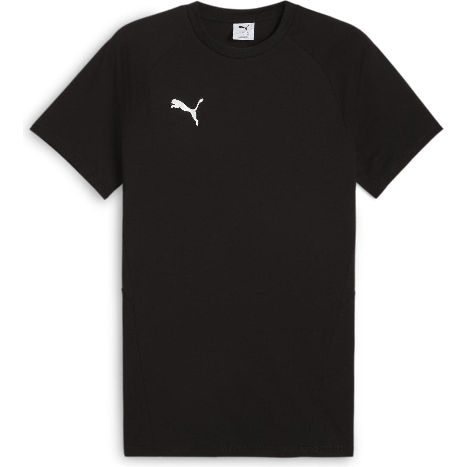 Puma, Herren, Sportshirt, teamEVOSTRIPE Tee (XXL), Schwarz, XXL