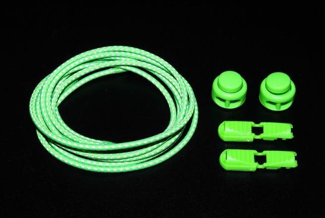 Actual product image LaceGodZ 1 Paar ReflectPro Series elastische, stark reflektierende Schnürsenkel (100 cm)