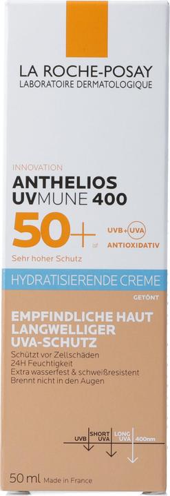 Actual product image La Roche Posay Anthelios UV Mune 400 (Sun cream face, SPF 50+, 50 ml, 77 g)