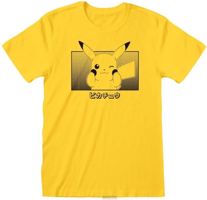 Heroes Inc Pokemon T-Shirt Pikachu Katakana (M)