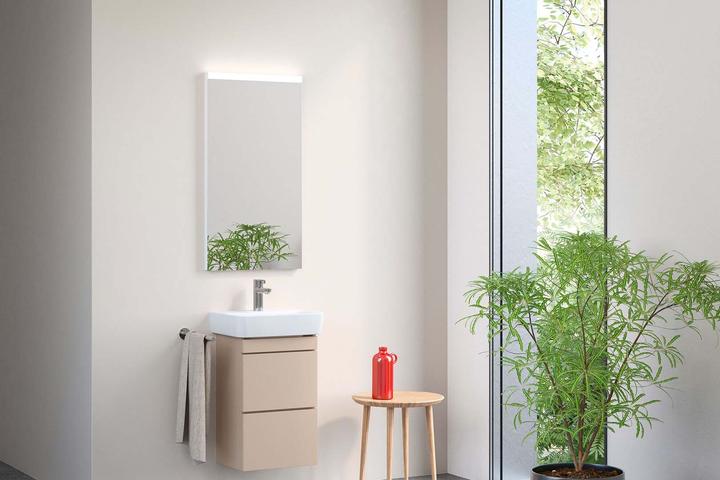 Produktbild Schneider LOW plus LED Lichtspiegel, 1195x38x731, mit Spiegelheizung