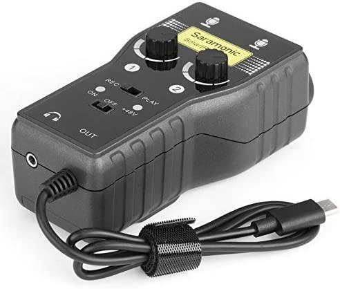 Actual product image Saramonic SmartRig + UC audio adapter with USB-C connector - two channels