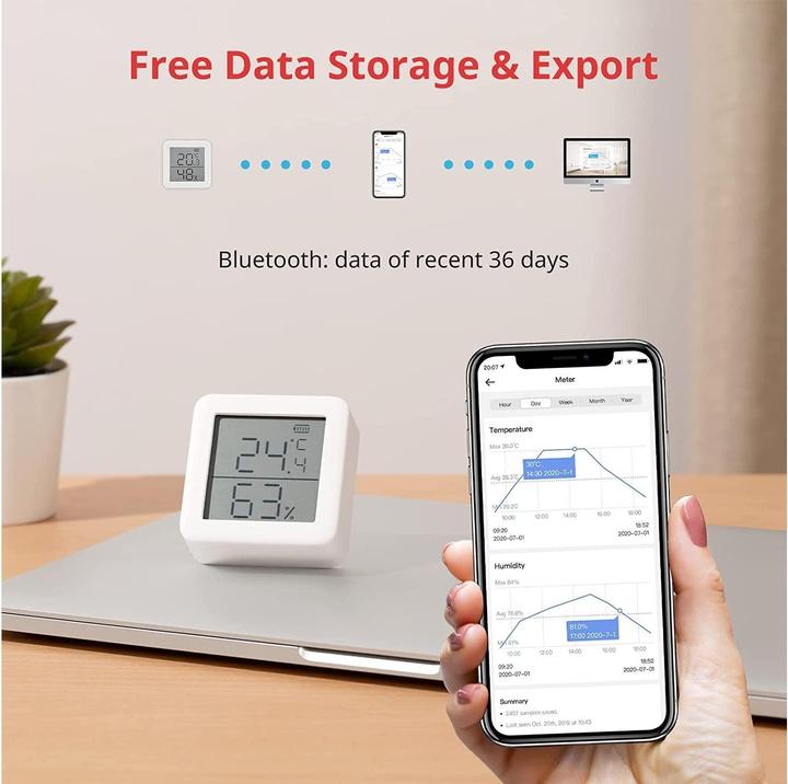 Actual product image SwitchBot Thermometer Hygrometer