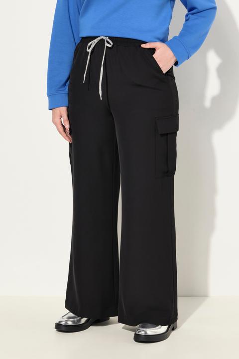 Actual product image Ulla Popken Elastic Waist Cargo Pants (54)
