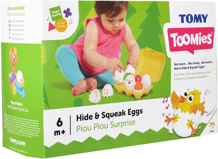 Image du produit Tomy OEufs couineurs en boîte