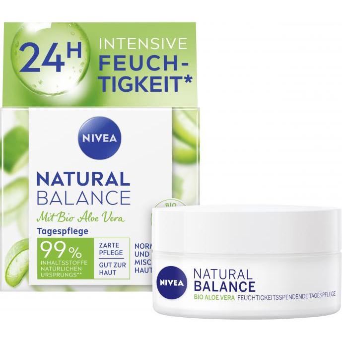 Nivea , Gesichtscreme, Feuchtigkeitscreme (50 Ml, 24H Creme)