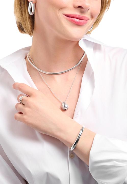 Image du produit Thomas Sabo Chaîne avec pendentif en forme de goutte organique (Argent 925, 45 - 50 cm)