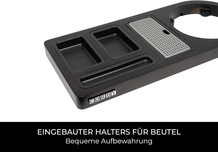 Produktbild Room05 Willkommenstablett aus dunklem Holz