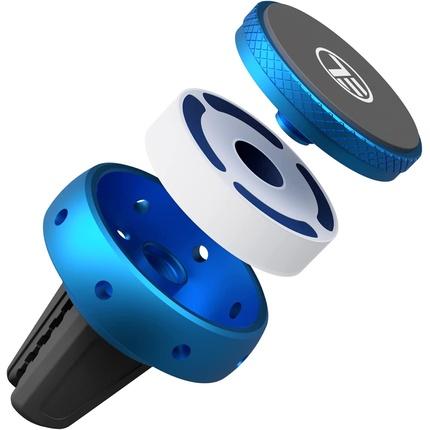 Actual product image Tellur Fresh Dot Car Phone Holder Magnetic, Fragrance Kit Ocean, Air Vent mount blue