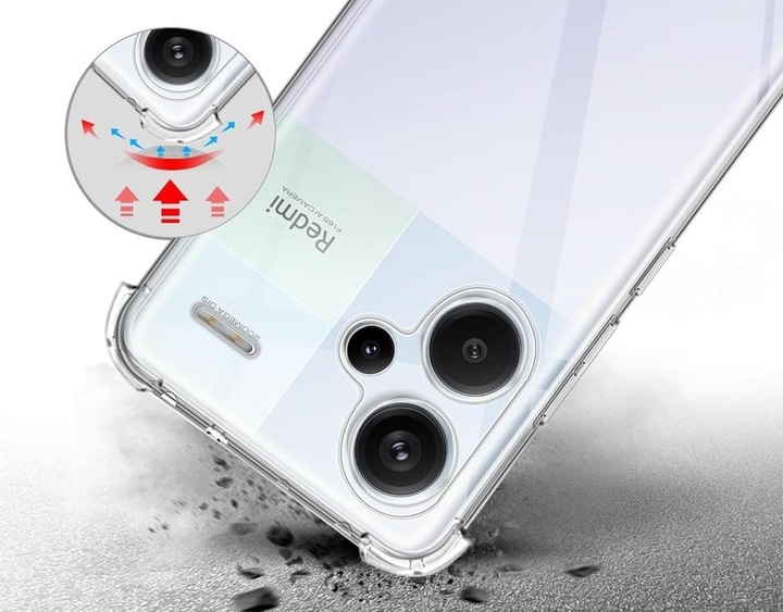 Immagine prodotto Screenguard Paraurti Airbag morbido in cristallo (Xiaomi Redmi Note 13 Pro+)