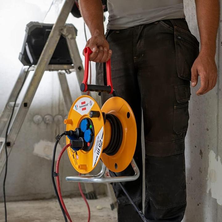 Actual product image Brennenstuhl 1206941 cable reel Standard Pro IP44 25 m H07RN-F 3G2.5 mmÂ² (25 m, 2.50 mm²)
