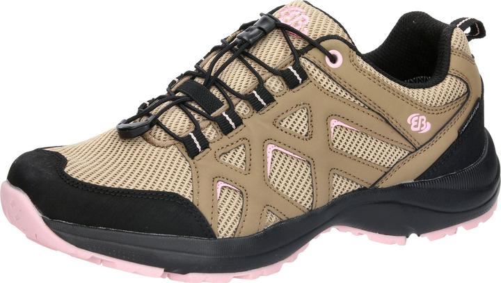 Schwarz, Rosa, Beige