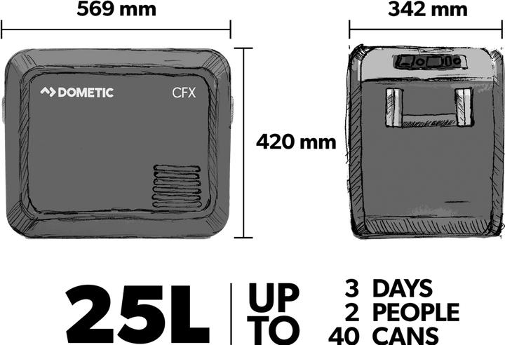 Produktbild Dometic CFX3 25 CH-Version (25 l)