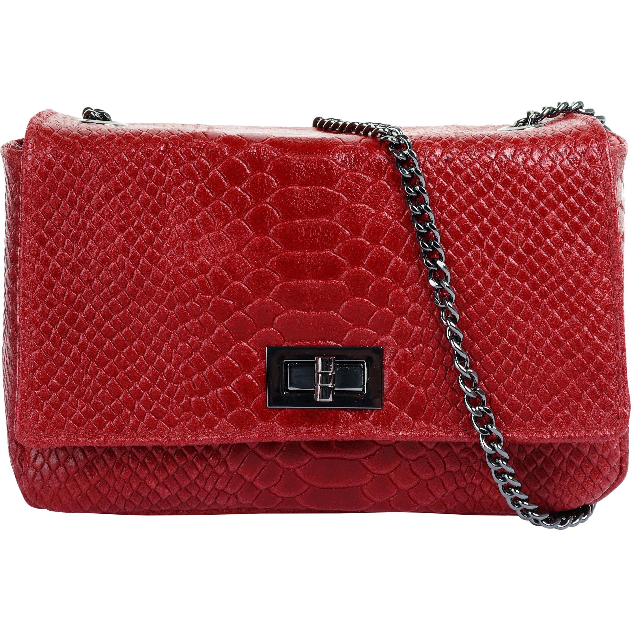 Cluty, Handtasche, Umhängetasche, Rot