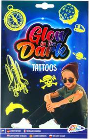 Produktbild Grafix Glow in the Dark Tattoos - Pink