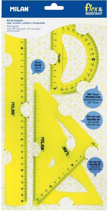 Produktbild Satz Lineale Flex, gelb (30 cm)