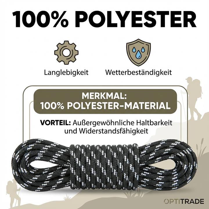 Produktbild Trespass Schnürsenkel Stiefel Rund (150 cm)