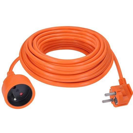 Thumbnail - Olight, Verlängerungskabel, Solight predlžovací prívod - spojka, 1 zásuvka, 7m, 3 x 1mm2, oranžová (7 m, CEE 7/5)