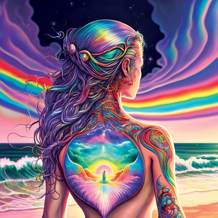 Actual product image Yazz Puzzle 1023 pieces Tattoo Scene (1023 pieces)