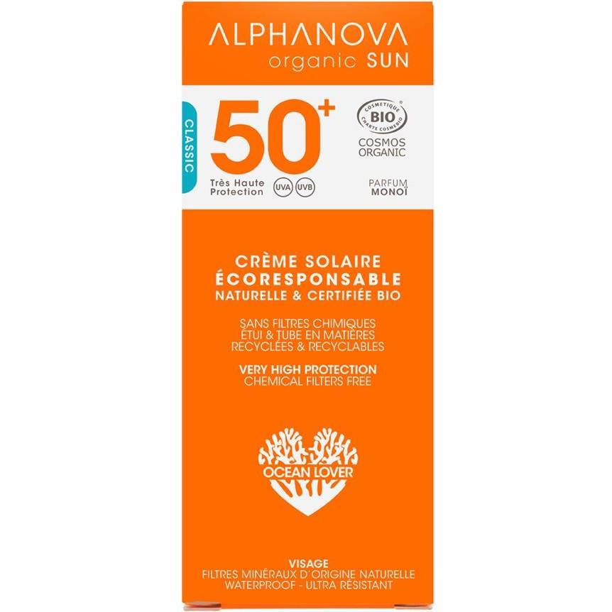 Thumbnail - Alphanova, Sonnencreme, SUN Sonnencreme Bio SPF50+ ohne chemisches Filtergehäuse und Schlauch aus recycelten & recycelba...