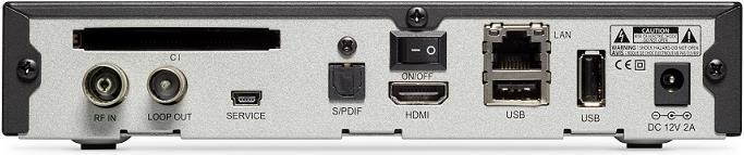 Produktbild Dreambox Dm 525 HD C/T2 (DVB-C/T2, CI-Schacht)