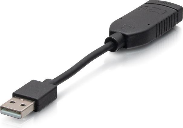 Actual product image C2G USB-A to USB-C dongle adapter (USB 2.0)