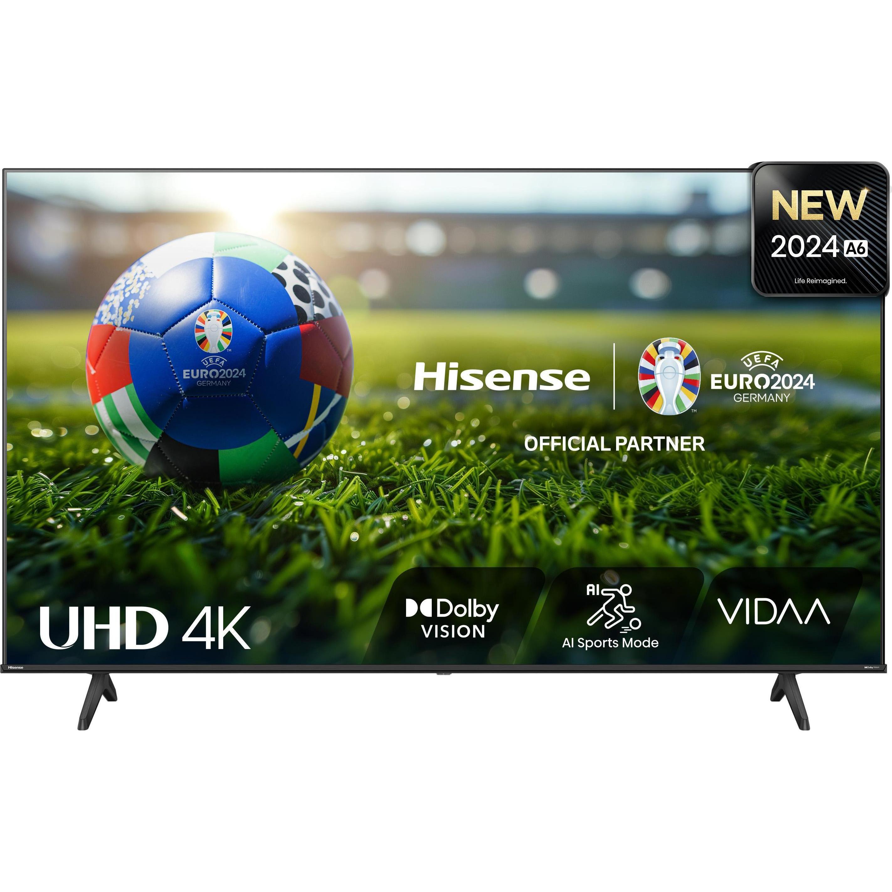 Hisense TV 65A6N (65", LED, 4K, 2024), TV, Schwarz