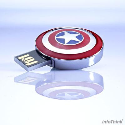 Actual product image Infothink Captain America - Shield (8 GB, USB-A)