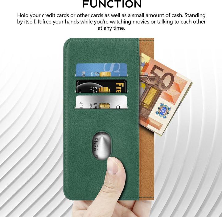 Cadorabo Custodia Libro Per Xiaomi Mi A2 Lite/Redmi 6 Pro, Rossa, Con Slot Carte E Chiusura Magnetica