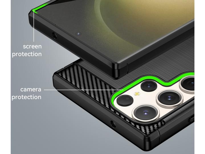 Immagine prodotto Screenguard Samsung Galaxy S23 Ultra Hull Carbon Brushed Soft TPU (Samsung Galaxy S23 Ultra)