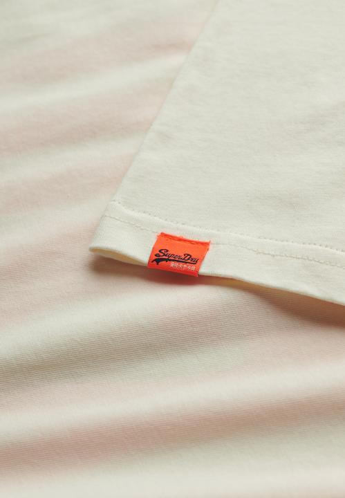 Produktbild Superdry Neonfarbenes T-Shirt in Übergrösse mit Regenbogen-Print (XS)