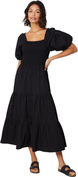 Dorothy Perkins Midikleid Gesmockt Puffärmel