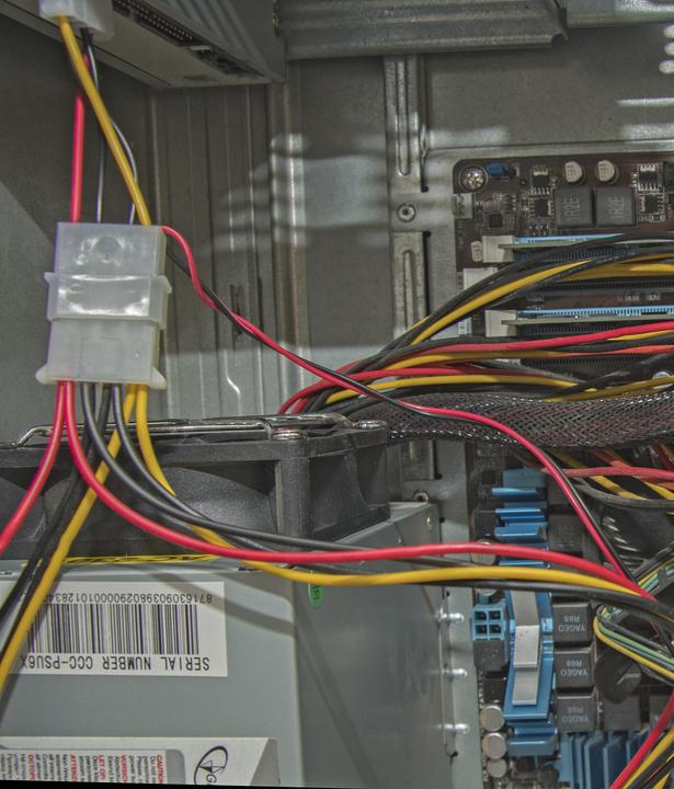 Actual product image Gembird FANCASE-4 Fan for PC case with 4 pin power connector (80 mm, 1 x)