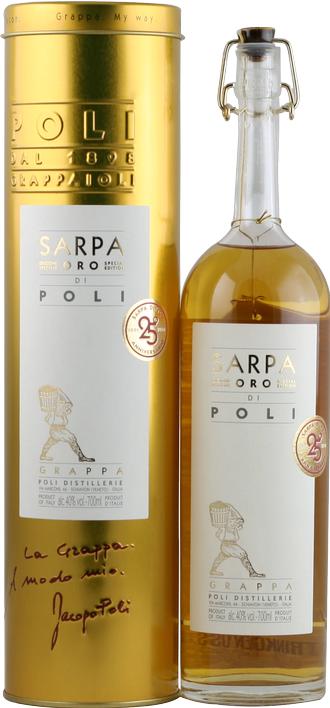 Produktbild Poli Grappa Sarpa Oro di (1 x 70 cl)