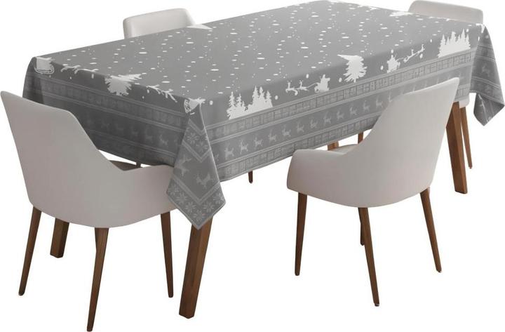 L'essentiel Nordic Grey Tablecloth (220 x 160 cm)