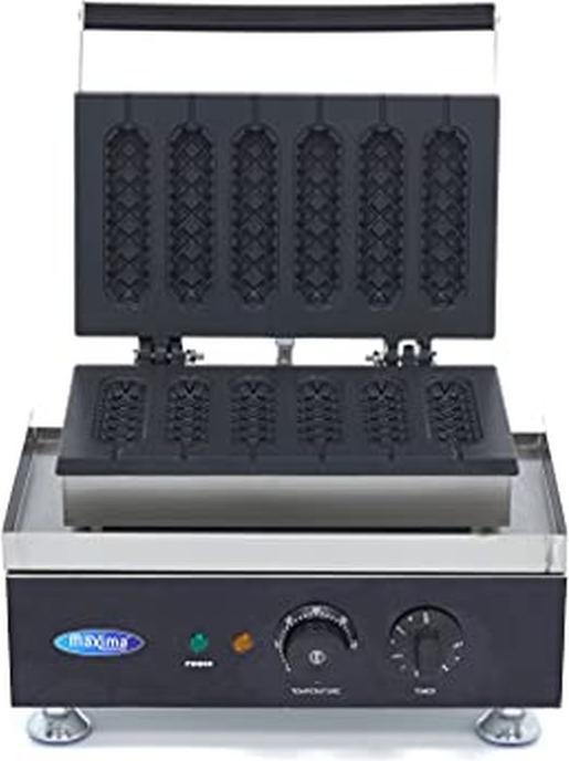 Productafbeelding Maxima Waffle Iron 6 Pieces Corndog Ribbed