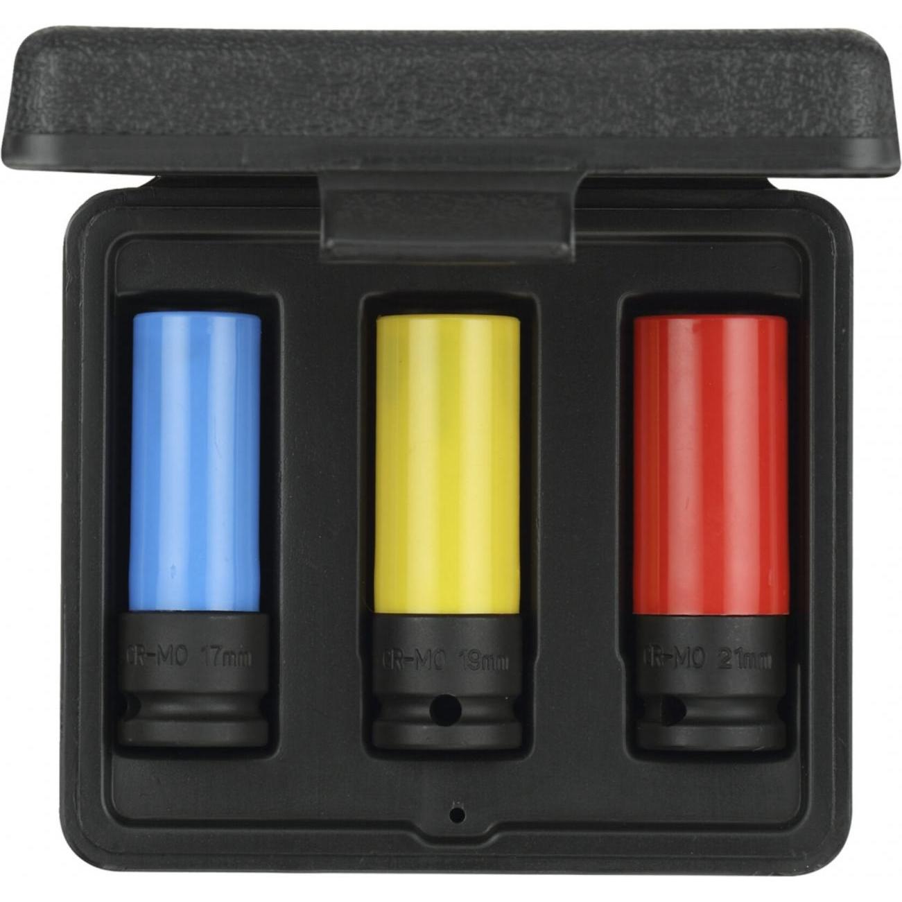 Thumbnail - Gedore Red, Steckschlüssel + Stecknuss, red R63043003 Kraftschrauber-Steckschlüssel-Satz 1/2 3-teilig (21 mm, 18 mm, 20 ...