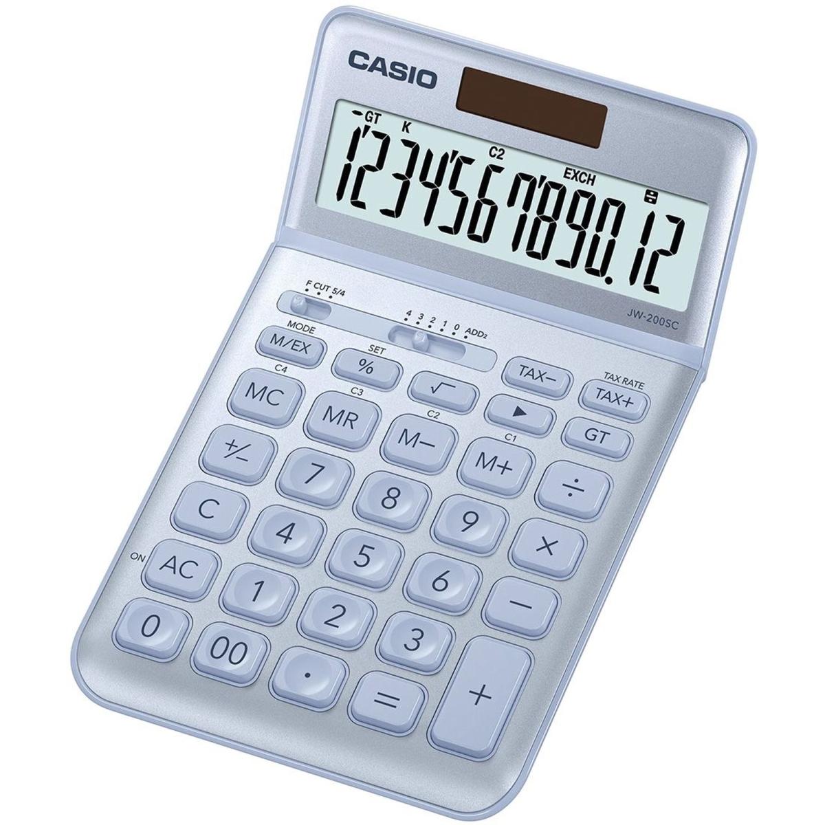 Casio, Taschenrechner, Jw-200sc (Solarzellen, Batterien)