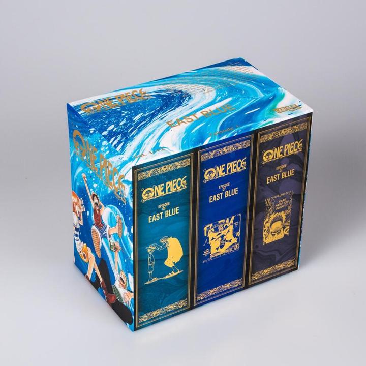 Immagine prodotto One Piece Sammelschuber 1: East Blue (inklusive Band 1–12) (Tedesco, Eiichiro Oda, 2022)