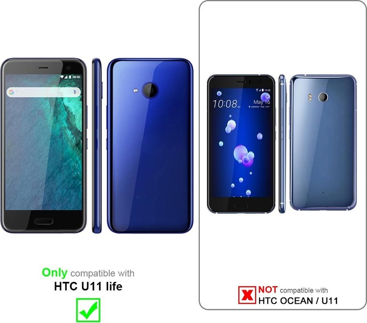 Produktbild Cadorabo Handykette für HTC U11 LIFE Necklace Hülle mit verstellbarem Kordelband