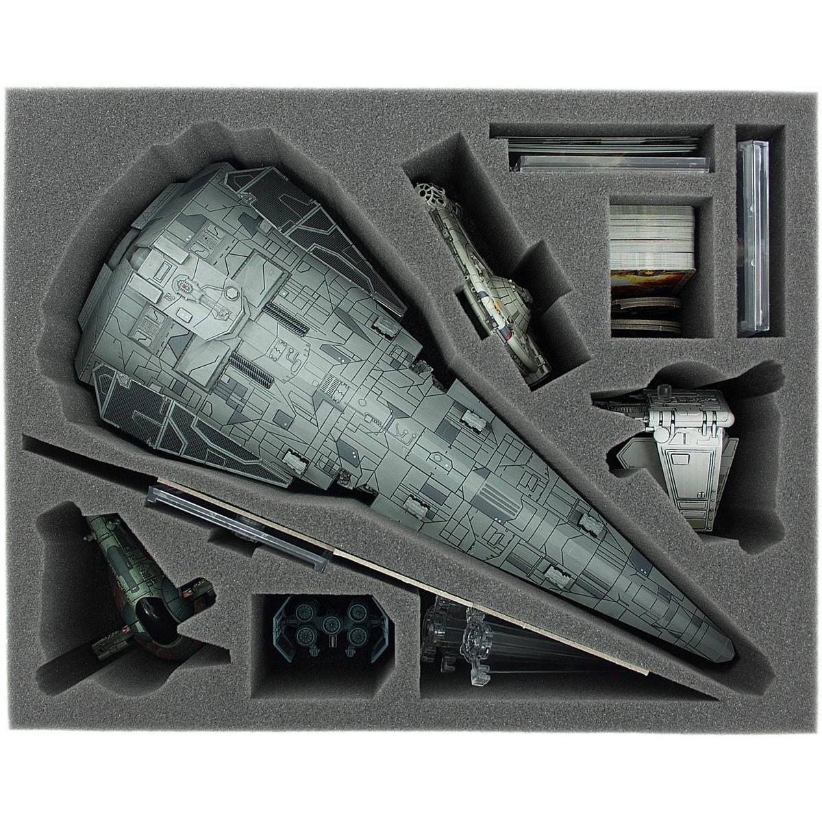 Feldherr FSDB090BO - Inserto in schiuma per Star Wars X-WING Imperial Storm Corvette (Impe (Materiale sintetico)