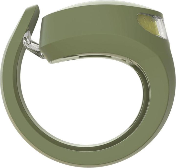 Produktbild knog. Frog V3 Rechargeable Lampe, weisse LED, army-jacket-green (45 Lumen) (40 lm)