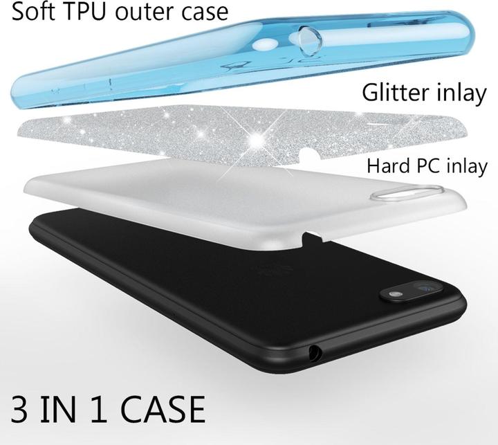 Produktbild Nalia Glitzer Hülle (Huawei Y5 (2018))