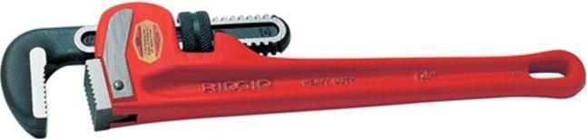 Actual product image Ridgid 8 Heavy duty pipe wrench straight model 8 (185 mm)